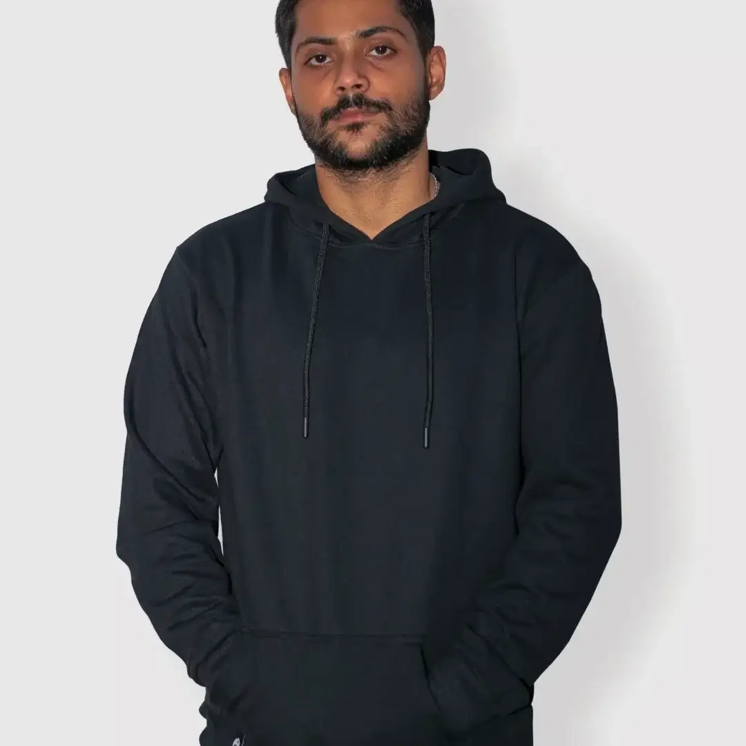 black hoodie